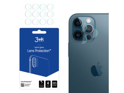 3mk - Lens Protection (4 ks) ochranné sklo objektívu na iPhone 12 Pro – priehľadné
