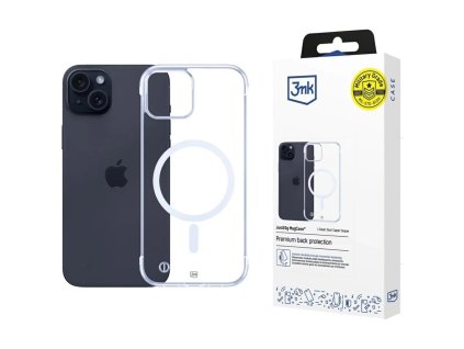 3mk - Just20g MagCase magnetický obal na iPhone 15 - priehľadný