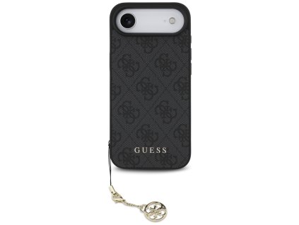 Guess – Hardcase 4G Charm Cradle MagSafe obal na iPhone 17 Air – čierny