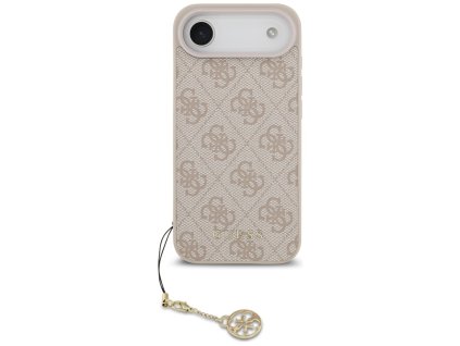 Guess – Hardcase 4G Charm Cradle MagSafe obal na iPhone 17 Air – ružový