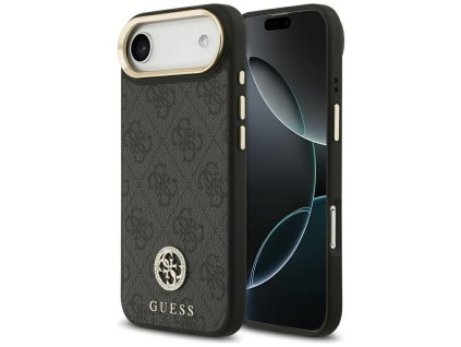Guess – Hardcase 4G Strass Logo MagSafe obal na iPhone 17 Air – čierny