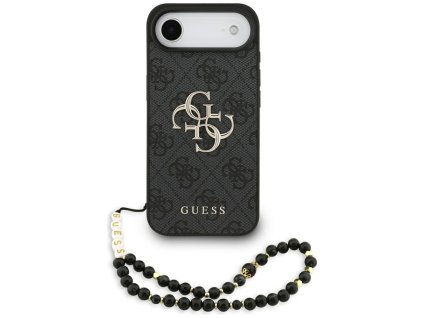 Guess – Hardcase 4G Classic Logo s popruhom obal na iPhone 17 Air – čierny