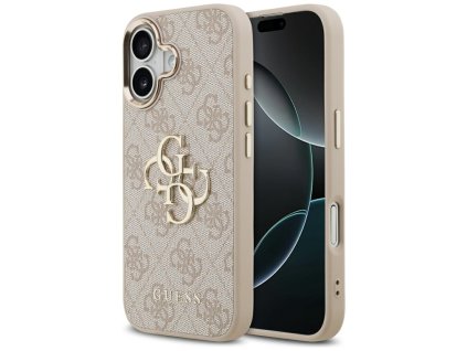 Guess – Hardcase Big 4G Logo Classic obal na iPhone 17 – ružový
