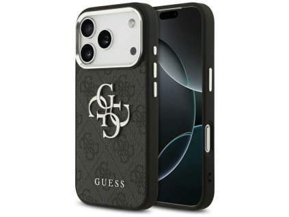 Guess – Hardcase Big 4G Classic Logo obal na iPhone 17 Pro Max – čierny