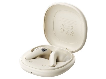 Acefast - bezdrôtové slúchadlá W3 s Bluetooth 5.4, ANC + ENC, 4 mikrofóny, aktívnym potlačením hluku, IPX4, 350mAh batéria – khaki