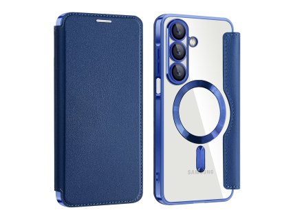 Techsuit – SmartMag Book Case knižkové puzdro na Samsung Galaxy A17 5G / A17 4G – modré