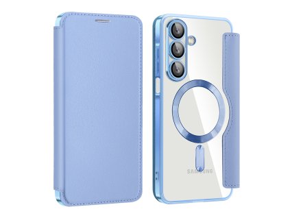 Techsuit – SmartMag Book Case knižkové puzdro na Samsung Galaxy A17 5G / A17 4G – svetlomodré