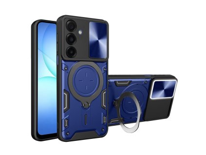 Techsuit – CamGuard Pro kryt s posuvnou ochranou objektívu na Samsung Galaxy A17 5G / A17 4G – modrý