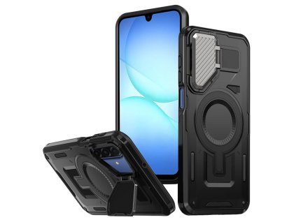 Techsuit – CamVault MagSafe kryt na Samsung Galaxy A17 5G / A17 4G – čierny