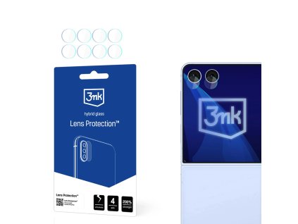 3mk - Lens Protection (4 ks) ochranné sklo objektívu na Samsung Galaxy Z Flip7 – priehľadné