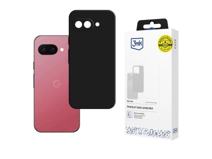 3mk - Matt Case obal na Google Pixel 9a – čierny