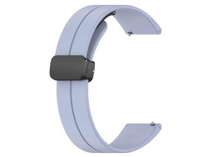 Techsuit – remienok na hodinky 18 mm (W011) pre Huawei Watch GT 4 (41 mm) / W1 / Honor Watch S1 / Garmin Venu 2S / Vivoactive 4S – svetlomodrý