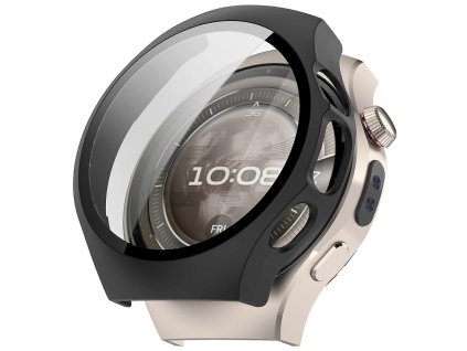 Techsuit – Defense360 Pro kryt + ochranné sklo na Huawei Watch 5 42mm – čierny