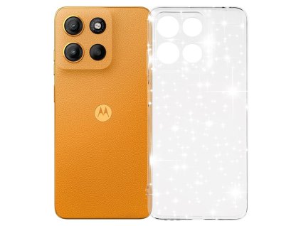Techsuit – SparkleSkin Series priehľadný kryt na Motorola Moto G15 / G15 Power – číry