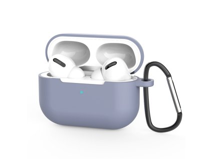 Techsuit – Silicone Case silikónové puzdro na AirPods Pro 3 (ultratenký hladký materiál) – polnočná modrá