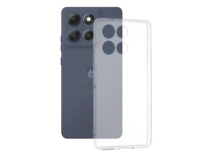 Techsuit – Clear Silicone silikónový kryt na Motorola Moto G86 Power – priehľadný