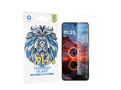 Lito - 2.5D Classic Glass ochranné sklo pre Motorola ThinkPhone 25 - priehľadné