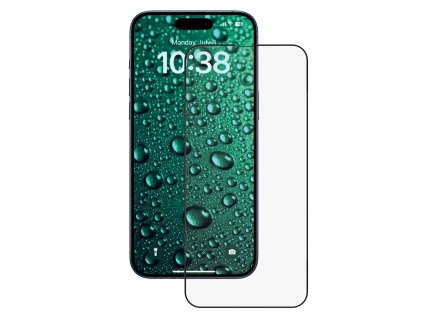 ANANK - 3D Invisible 5X Reinforced Edge to Edge ochranné sklo pre iPhone 17 Pro Max - čierne
