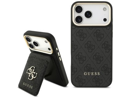 Guess - Cardslot 4G MagSafe (GUBPHCP17LP4SM4MCK) - iPhone 17 Pro - Black