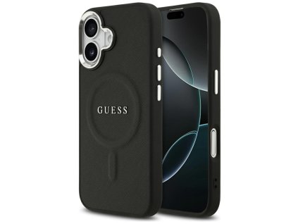 Guess - Hardcase Classic Logo MagSafe puzdro pre iPhone 17 - čierne