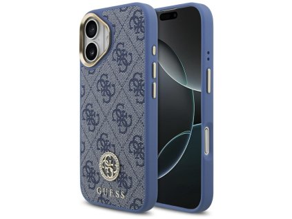 Guess - Hardcase 4G Strass Logo (GUHMP17SP4GRMDEB) - iPhone 17 - Blue