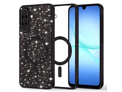 Techsuit - Luxury Glitter MagSafe - Samsung Galaxy A17 5G / A17 4G - Black