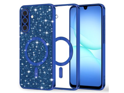 Techsuit - Luxury Glitter MagSafe - Samsung Galaxy A17 5G / A17 4G - Deep Blue