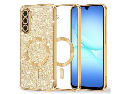 Techsuit - Luxury Glitter MagSafe - Samsung Galaxy A17 5G / A17 4G - Gold