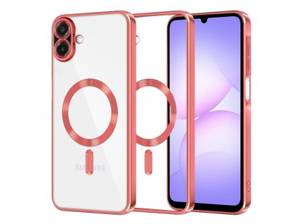 Techsuit - Luxury Crystal MagSafe puzdro pre Samsung Galaxy A07 4G – červené