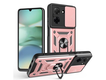 Techsuit - CamShield Series ochranné puzdro s krytom fotoaparátu pre Xiaomi Redmi A5 4G (Standard) - ružovozlaté