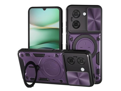 Techsuit - CamGuard Pro odolné puzdro s krytom fotoaparátu pre Xiaomi Redmi A5 4G (Standard) - fialové