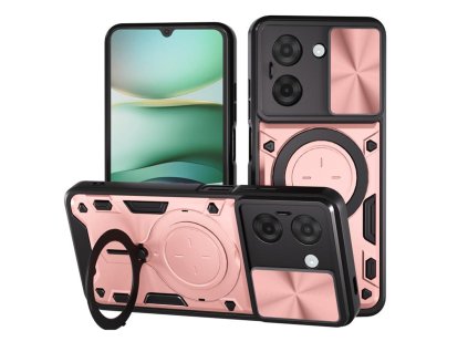 Techsuit - CamGuard Pro odolné puzdro s krytom fotoaparátu pre Xiaomi Redmi A5 4G (Standard) - ružovozlaté