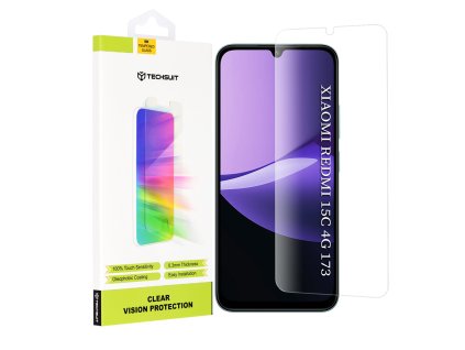 Techsuit - Clear Vision Glass - Xiaomi Redmi 15C 4G / Redmi 15C 5G - Transparent