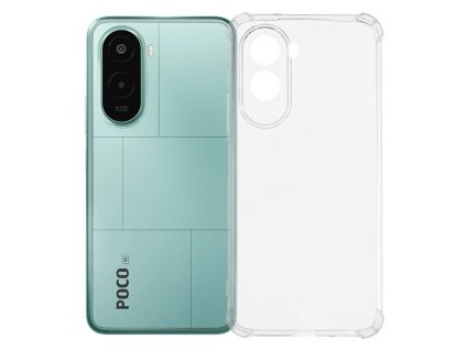 Techsuit - Shockproof Clear Silicone - Xiaomi Poco M7 4G - Clear