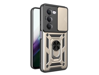 Techsuit - CamShield Series ochranné puzdro s krytom fotoaparátu pre Xiaomi Redmi 15 4G / Redmi 15 5G - zlaté