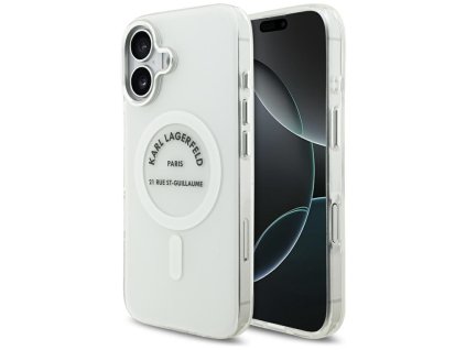 Karl Lagerfeld - IML Karl RSG Logo MagSafe (KLHMP17SHKRSGPT) - iPhone 17 - Transparent