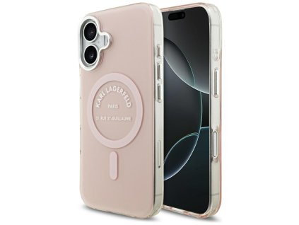 Karl Lagerfeld - IML Karl RSG Logo MagSafe puzdro pre iPhone 17 - ružové