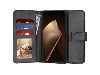 Techsuit - Diary Book knižkové puzdro pre Xiaomi 15T Pro - čierne