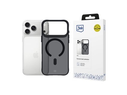 3mk - Smoke MagCase puzdro pre iPhone 17 Pro - čierne