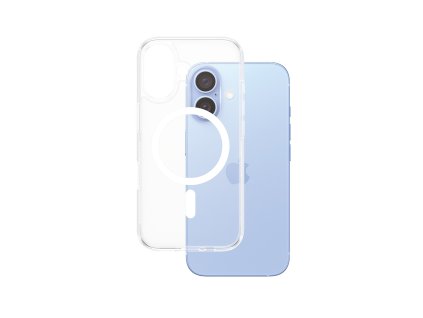 PanzerGlass® - HardCase White MagSafe Series - iPhone 16 - Clear