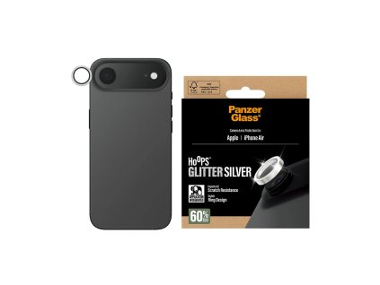 PanzerGlass® - Hoops® Camera Lens Protector - iPhone 17 Air - Glitter Silver