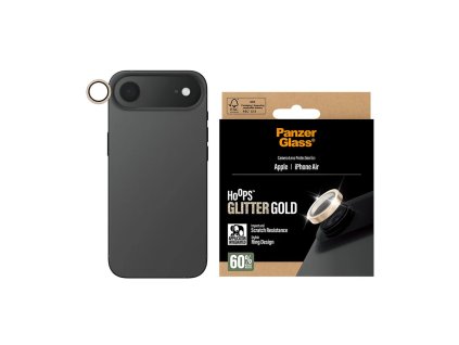 PanzerGlass® - Hoops® Camera Lens Protector - iPhone 17 Air - Glitter Gold