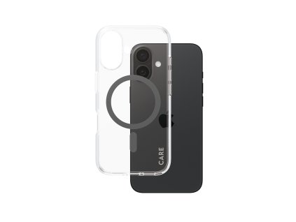 PanzerGlass® - CARE Flagship Urban Combat Black MagSafe - iPhone 16 - Clear