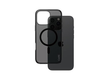 PanzerGlass® - CARE Flagship Urban Combat Black MagSafe - iPhone 16 Pro Max - Smokey