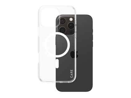 PanzerGlass® - CARE Flagship Urban Combat White MagSafe - iPhone 16 Pro Max - Clear
