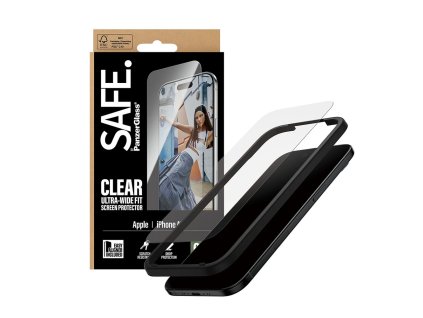 PanzerGlass® - SAFE. Ultra-Wide Fit Screen Protector w. EasyAligner - iPhone 17 Air - Clear