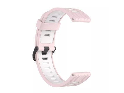 Techsuit - Watchband 22mm (W002) remienok pre Huawei Watch GT 2 (46 mm) / GT 2 Pro / GT 3 Pro (46 mm) / Ultimate / Xiaomi Watch S1 - ružový