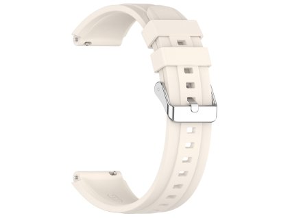 Techsuit - Watchband 18mm (W075) - Huawei Watch GT 4 (41mm)/W1/Honor Watch S1/Garmin Venu 2S/Vivoactive 4S - Beige