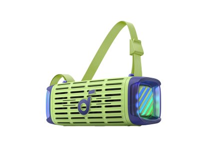 Anker - Wireless Speaker Soundcore Boom 3i bezdrôtový reproduktor, odolný dizajn, svetelné efekty, 50W výkon, 16 h prehrávanie, IP68, 2x basy - zelený