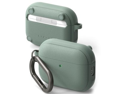Ringke - Onyx Magnetic silikónové puzdro s protišmykovou textúrou a otvorom na karabínu pre AirPods Pro 3 - šalviovo zelené